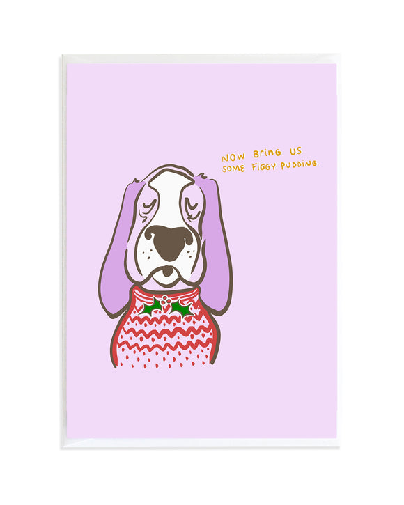 Figgy Pudding Holiday Card